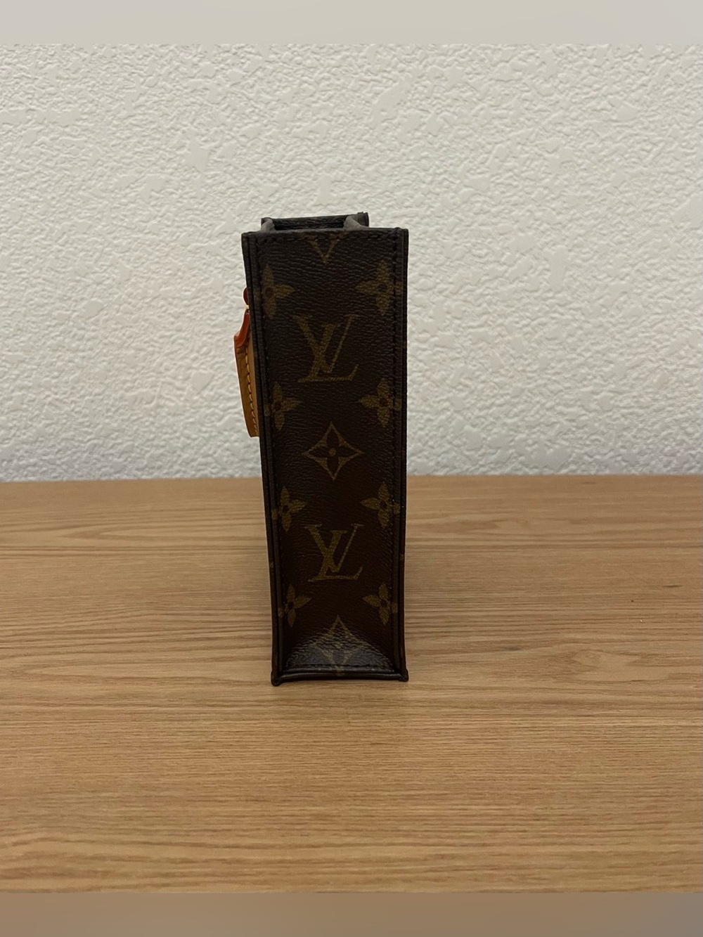 LOUIS VUITTON Petit Sac Plat Crossbody Monogram Canvas Bag Like New - Picture 10 of 14